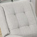 Smith Traditional Recliner, Beige + Black