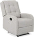 Smith Traditional Recliner, Beige + Black