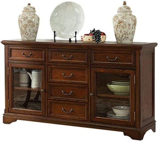 Wood Color Dining Buffet Storage Cabinet Sideboard