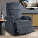 Electric Power Recliner for Small Spaces, Gray