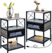 Nightstands Set of 2 with Charging Station