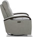 Fabric Power Swivel Glider Rocker Recliner Chair (Light Grey)