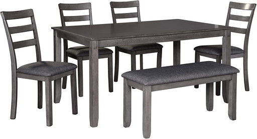 Gray Bridson Modern 6-Piece Dining Set
