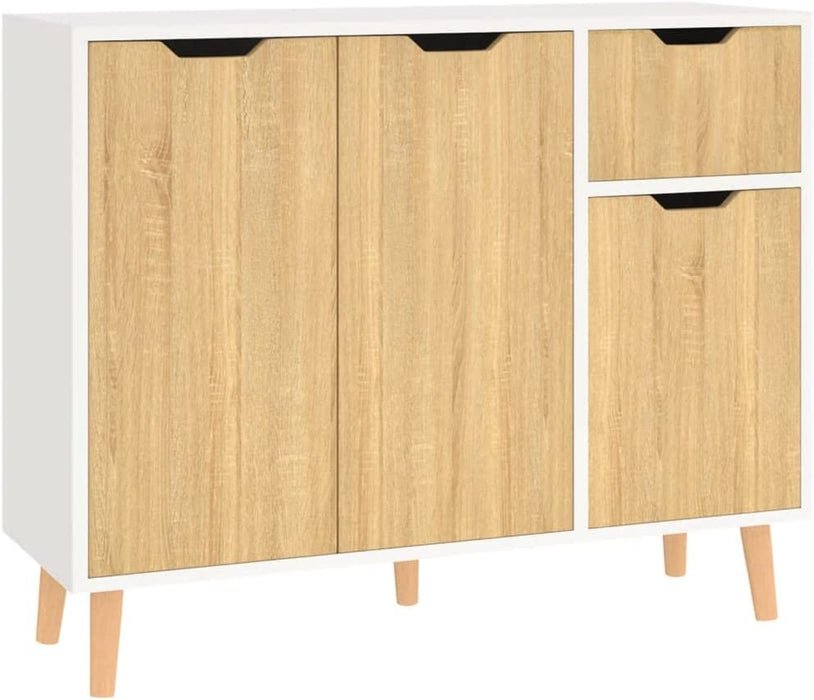 Kitchen Buffet Sideboard Table with Anti-Collapse Device