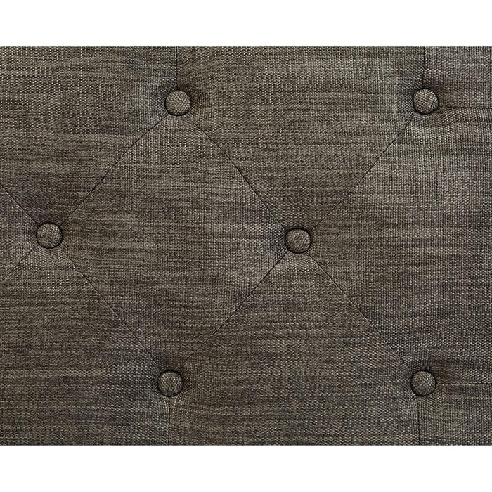 Modern Gray Ottoman with Storage Space