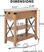 Rattan Nightstand with Flip Top and Storage Drawer