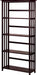 Espresso 5-Shelf Mission Bookcase