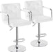 Adjustable Barstools with Back and Arms