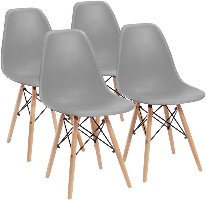 Gray Mid-Century DSW Chairs