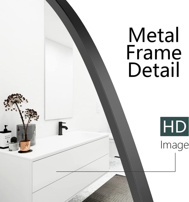 Irregular Wall Mirror,Asymmetrical Mirror Unique Vanity Mirror,23.8X35 Black Modern Bathroom Mirror for Washroom Living Room Bedroom