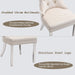 Beige Velvet Dining Room Chairs