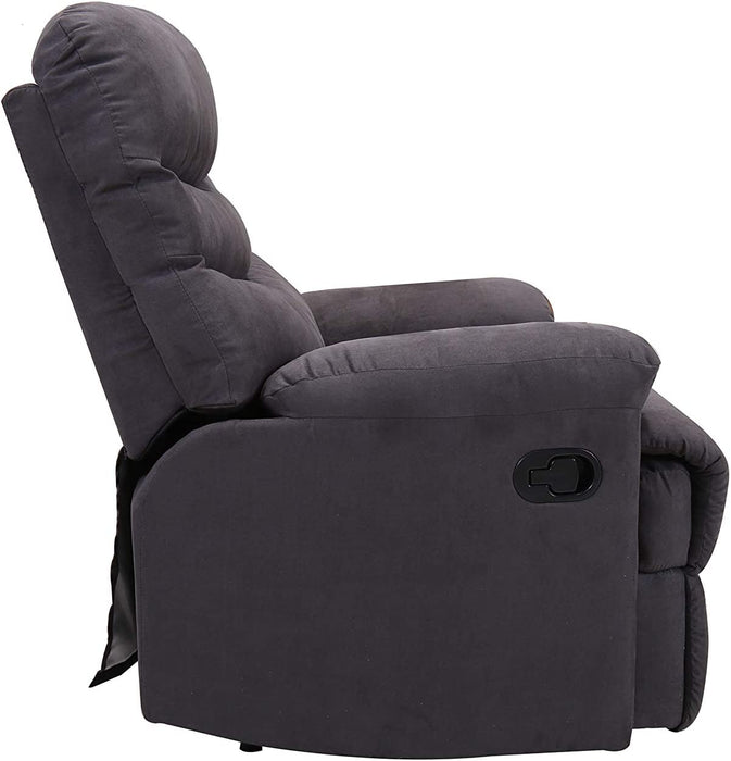 Recliner Sofa Chair, Fabric (Gray)