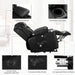 Black Power Lift Recliner with Heat & Massage