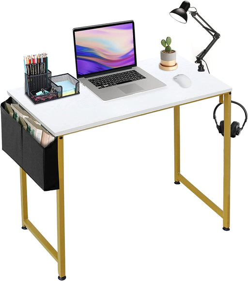 Modern White Desk for Small Spaces
