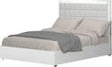 Roma Bonded Leather LED Queen Bed Set