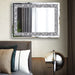 Silver Crush Diamond Wall Mirrors Decor Set