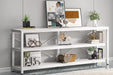 Extra Long 3-Tier TV Console with Storage
