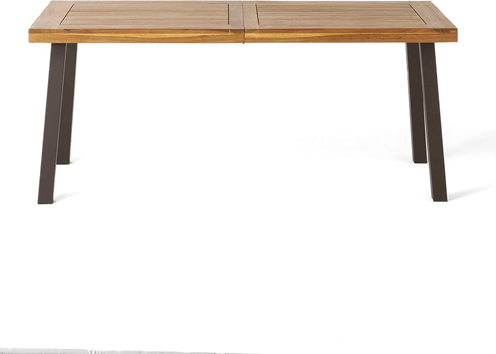 Christopher Knight Home Della Acacia Wood Dining Table