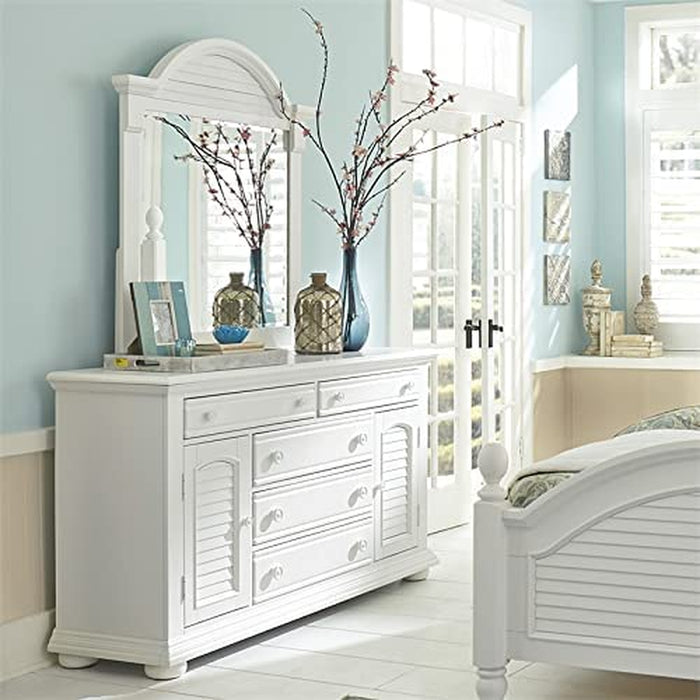 Summer House I Dresser & Mirror, White