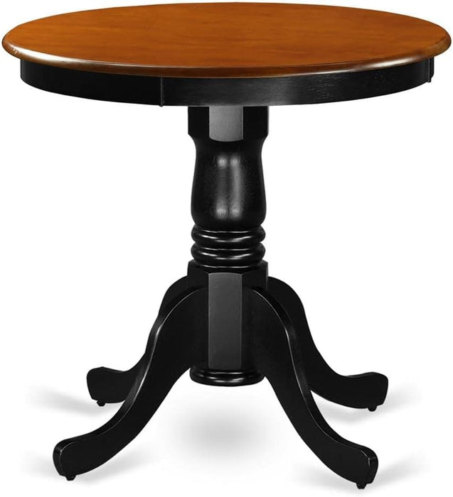 Edan Black and Cherry Rubber Wood 30'' round Table