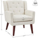 Button-Tufted Accent Chairs for Cozy Living Spaces