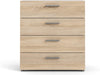 Oak Structure 4-Drawer Pepe Chest