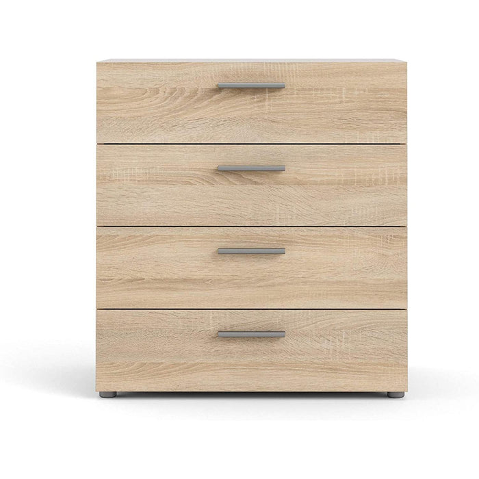 Oak Structure 4-Drawer Pepe Chest