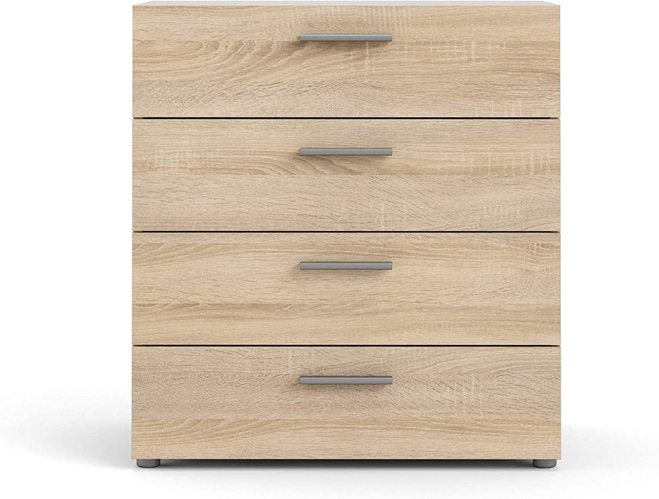 Oak Structure 4-Drawer Pepe Chest