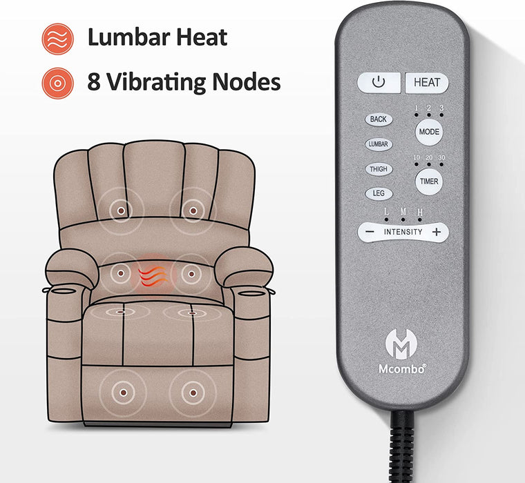 Electric Power Lift Recliner Chair Sofa with Massage and Heat