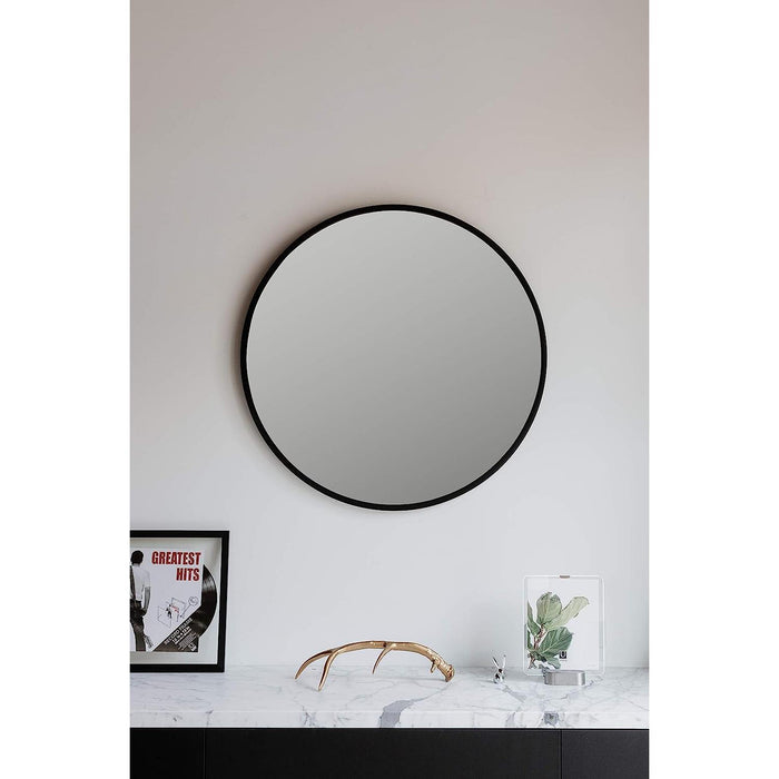 Modern round Rubber Wall Mirror