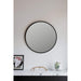 Modern round Rubber Wall Mirror