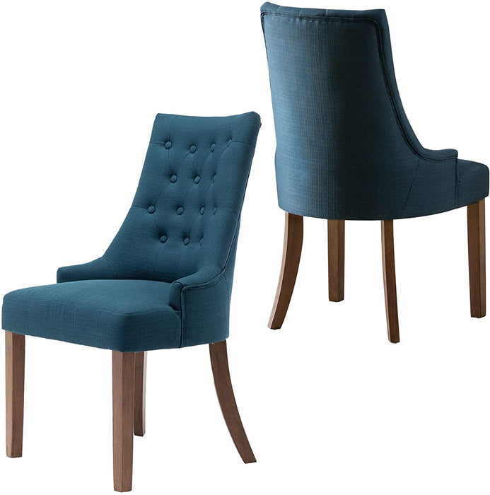 Wingback Tufted Dining Chairs Set of 4