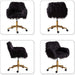Soft Faux Fur Swivel Chair for Home Office