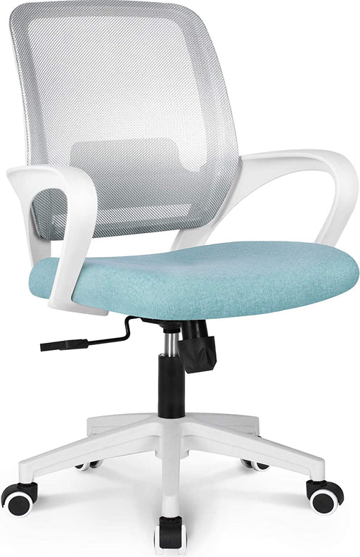 Ergonomic Mint Office Chair with Lumbar Support