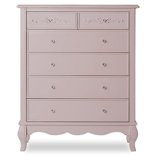 Aurora 6 Drawer Tall Chest, Dusty Rose