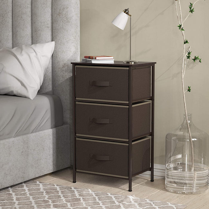 Nightstands Dresser with 3 Tiers