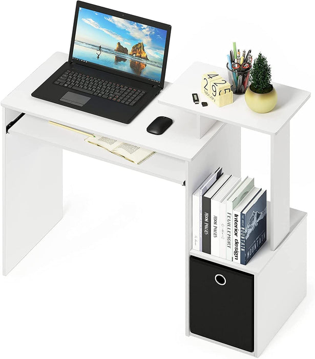 White/Black Econ Desk for Home Office