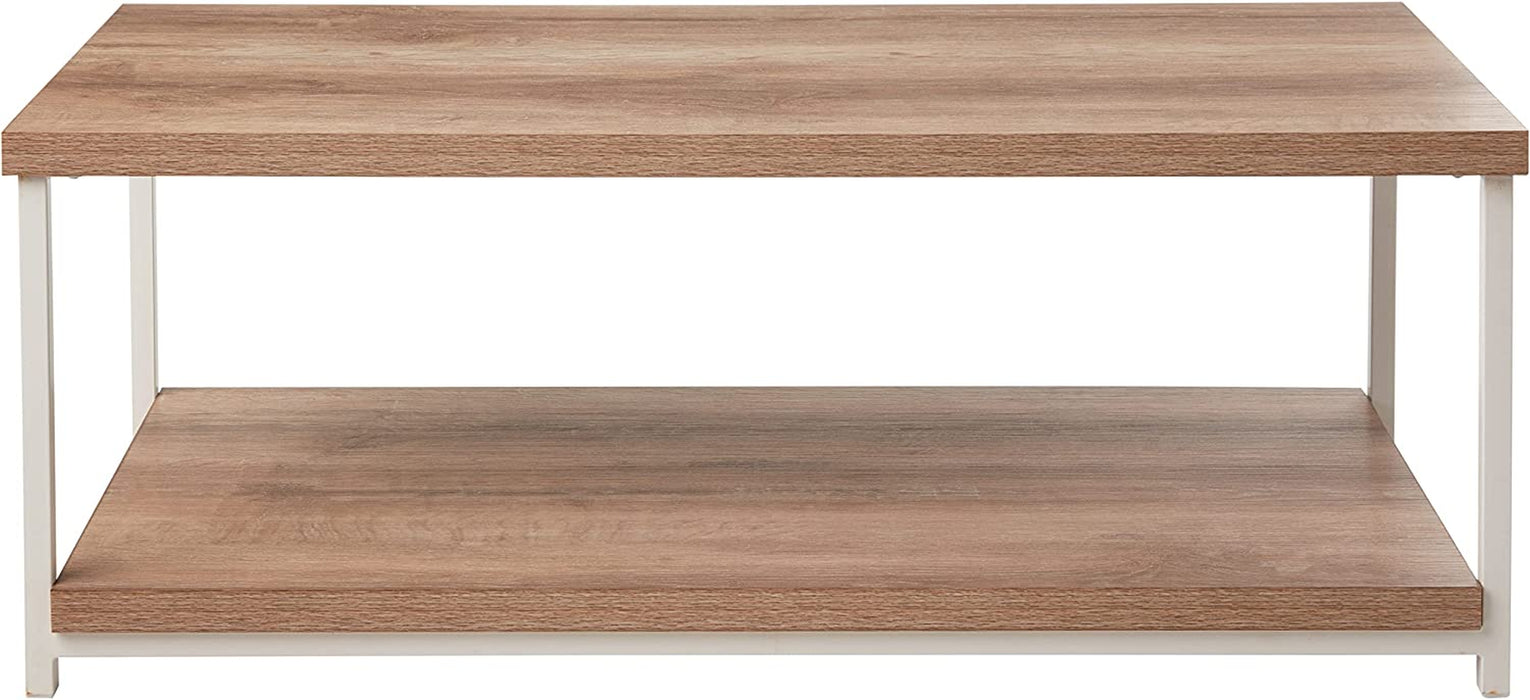 Coastal Oak Finish Coffee Table