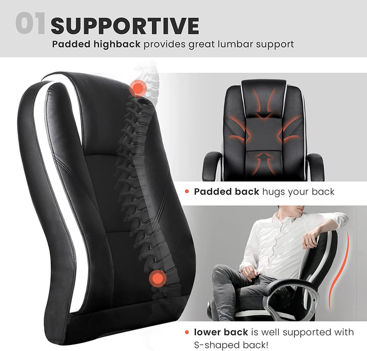 Ergonomic Office Gaming Chair with Lumbar Support