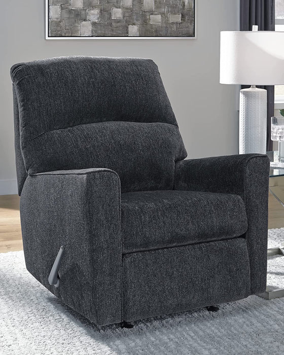 Altari Modern Nursery Manual Rocker Recliner (Light Gray)