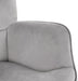 Golden Leg Tufted Accent Chair in Gray