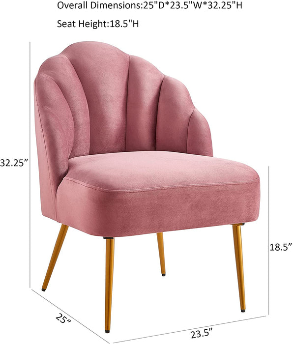 Rose Accent Chair, 26D X 23.5W X 32.25H