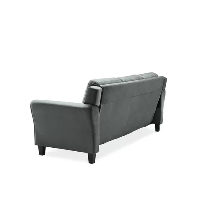 Liston 78.8" round Arm Tufted Sofa