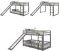 Twin Metal Bunk Bed Frame, Black