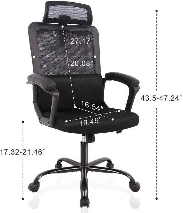 Ergonomic Mesh Office Chair with Lumbar Support