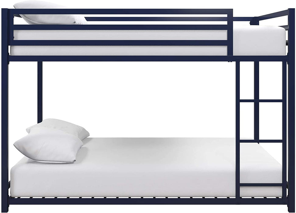 Blue Full/Full Miles Metal Bunk Bed