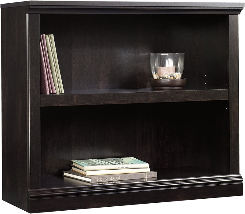 Estate Black Bookcase with 2 Shelves