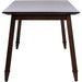 Brayson Modern Walnut Rectangle Dining Table