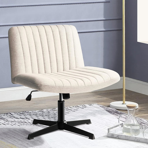 Adjustable Armless Swivel Chair for Home Office