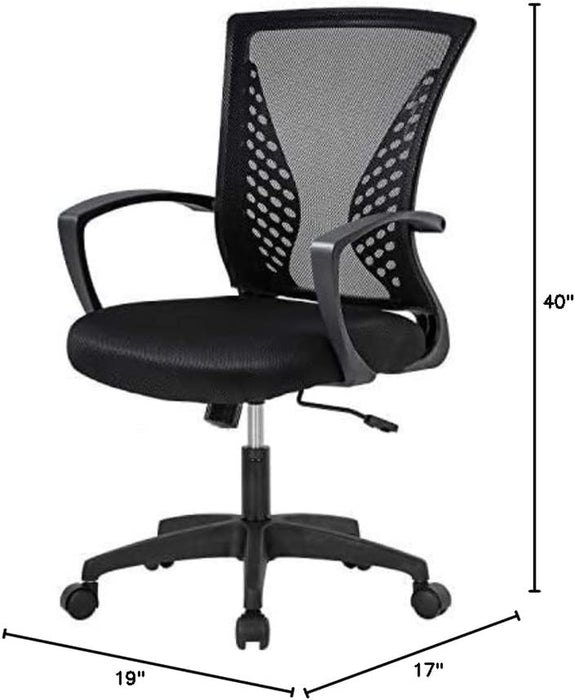 Ergonomic Swivel Chair with Lumbar Support